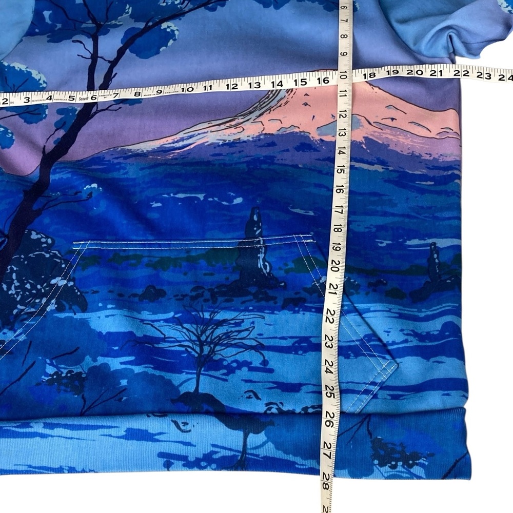 Vapor95 Mt. Fuji Fleece Hoodie Sweatshirt View 5
